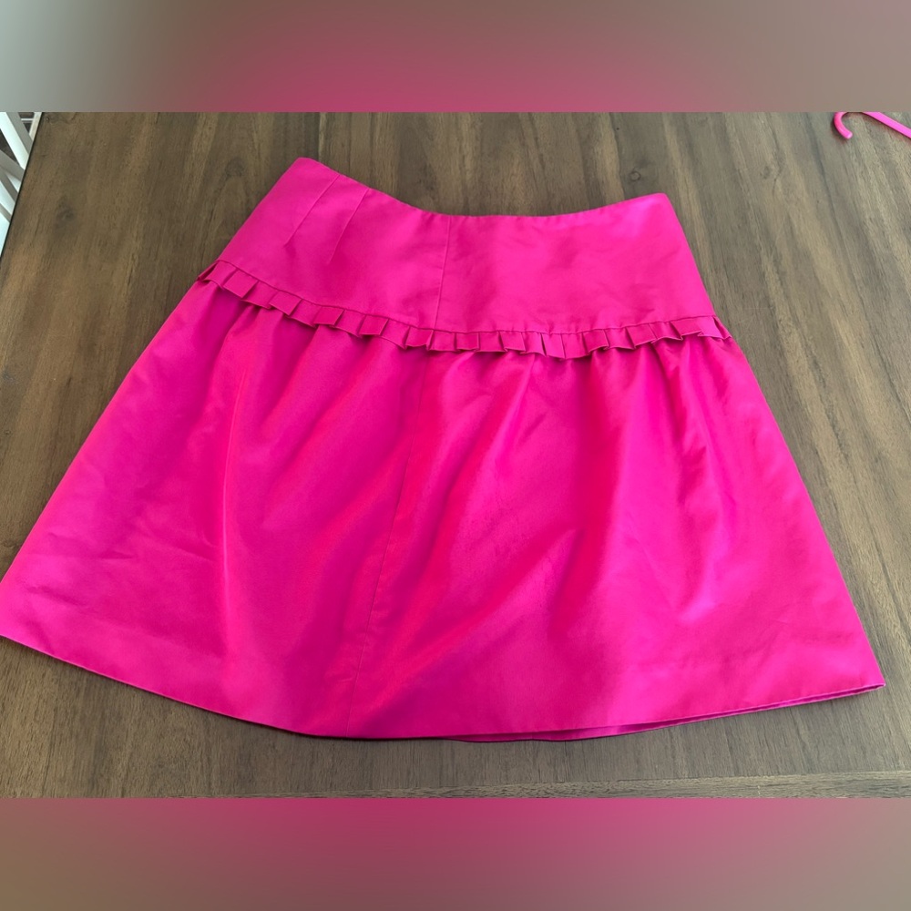 LOFT Hot Pink A-Line Skirt